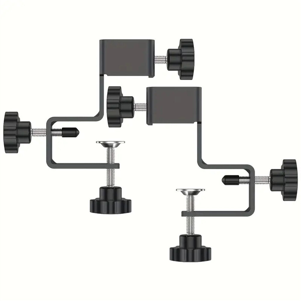 2pcs Drawer Front Installation Clamps - Heavy-Duty Metal, Precision Alignment, Power-Free Tool for DIY & Woodworking