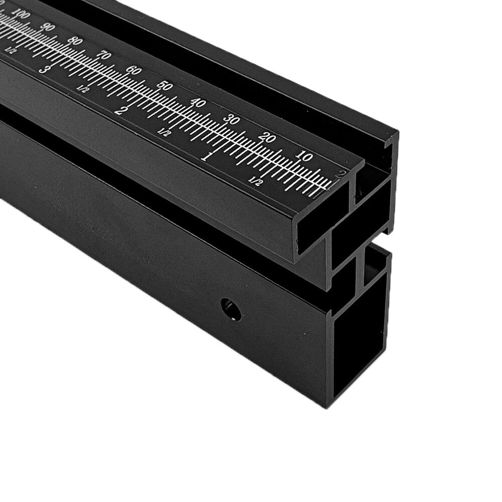 ENJOYWOOD Miter Gauge Extended Fence, Aluminum Alloy, 640-1220mm, Precision Woodworking, Fits Most Brands