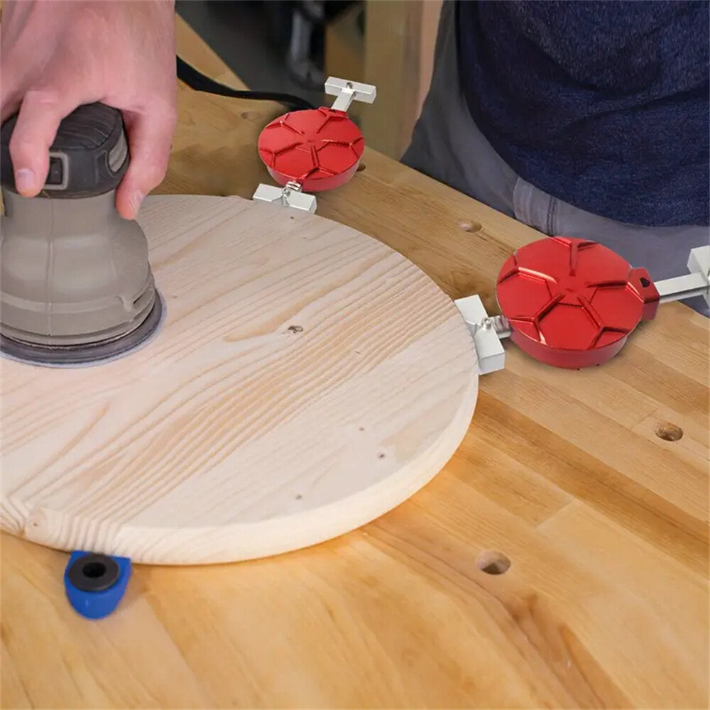 Aluminum Alloy Quick Acting Desktop Hold Down Clamp for Woodworking - Durable, User-Friendly, Versatile Tool