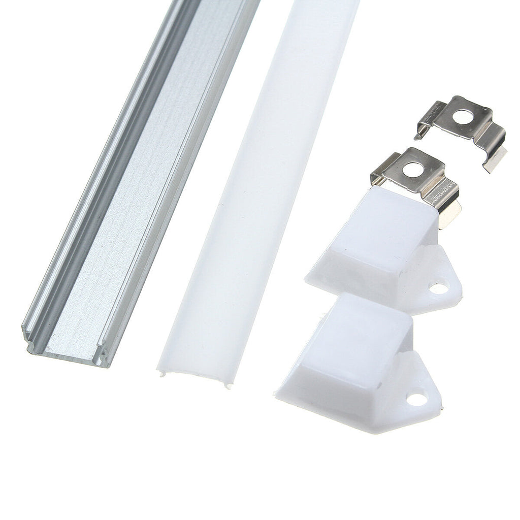 50CM XH-008 U-Style Aluminum Channel Holder For LED Strip Light Bar Under Cabinet Lamp Lighting