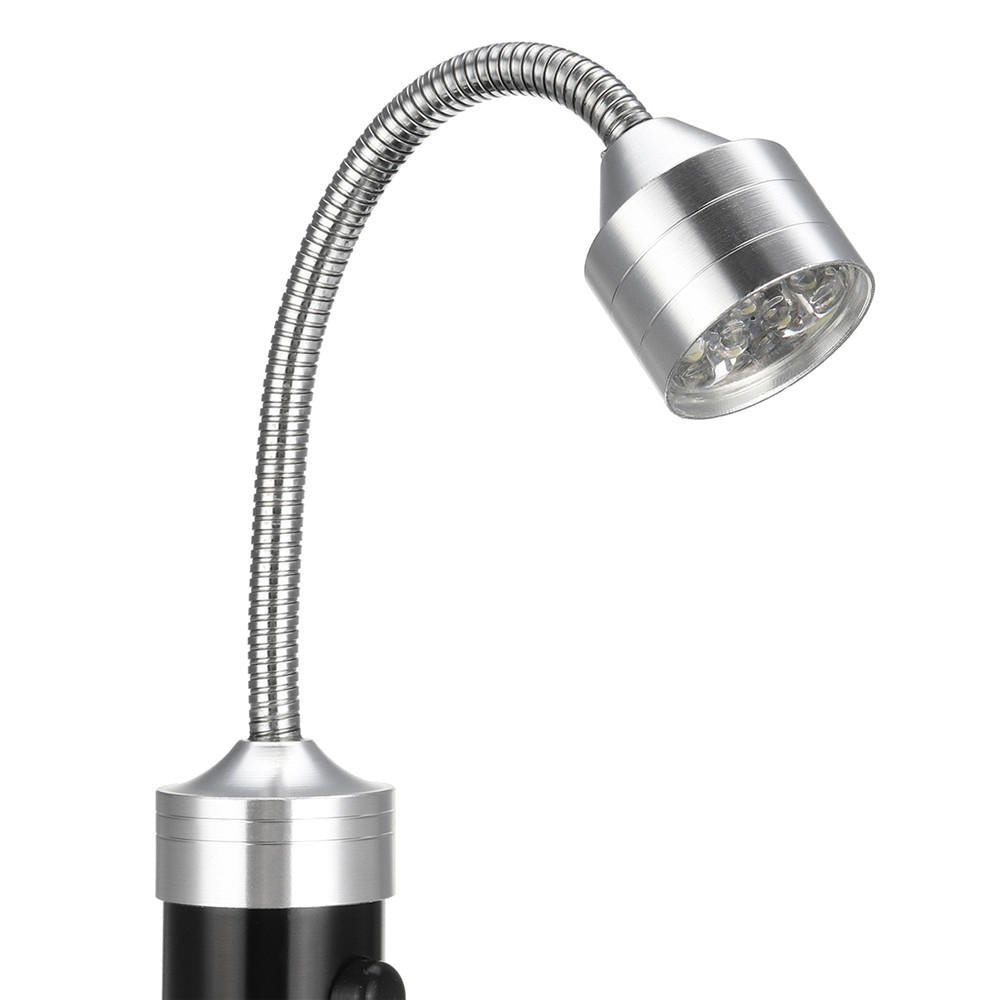 Magnetic BBQ Grill Light Flexible LED Work Light Maintenance Light Tool Light Black