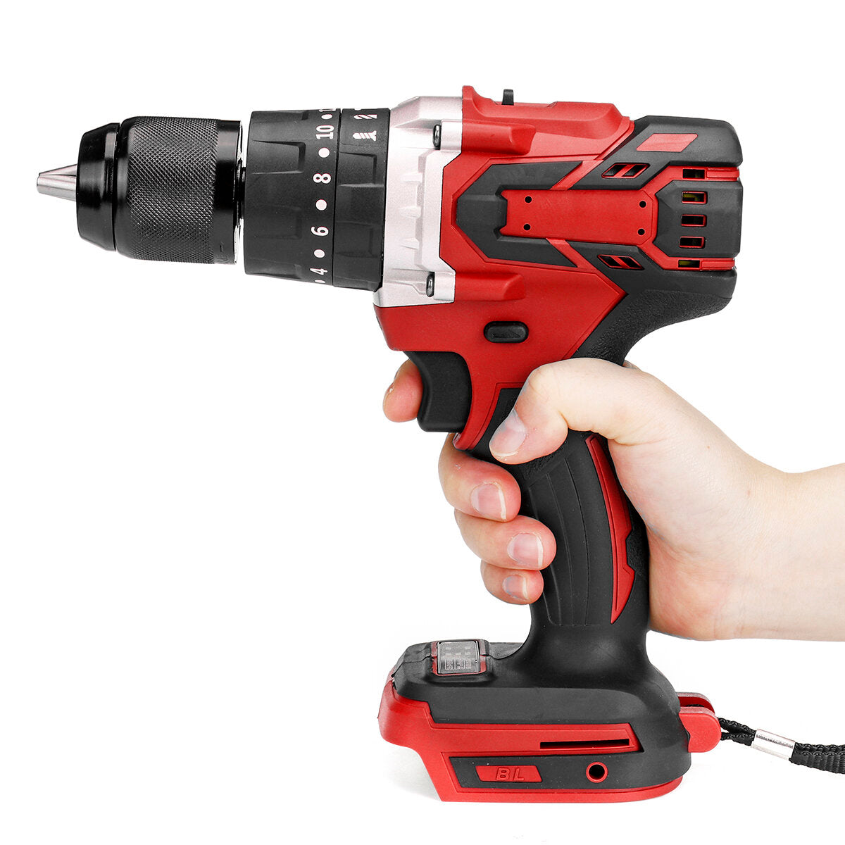 13mm 3 In 1 Brushless Impact Drill Hammer Cordless Elctric Hammer Drill Adapted To 18V Makita Battery