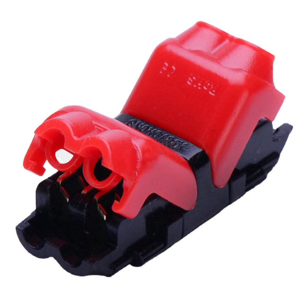 5Pcs 2 Pin Quick Splice Wire Terminals Crimp Connectors for 22-20AWG LED Strip Cable Crimping