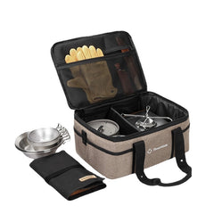 Camping Storage Bag picnic basket outdoor camping Lamps Gas Stove Gas Canister Pot carry bag storage sack Picnic Bag
