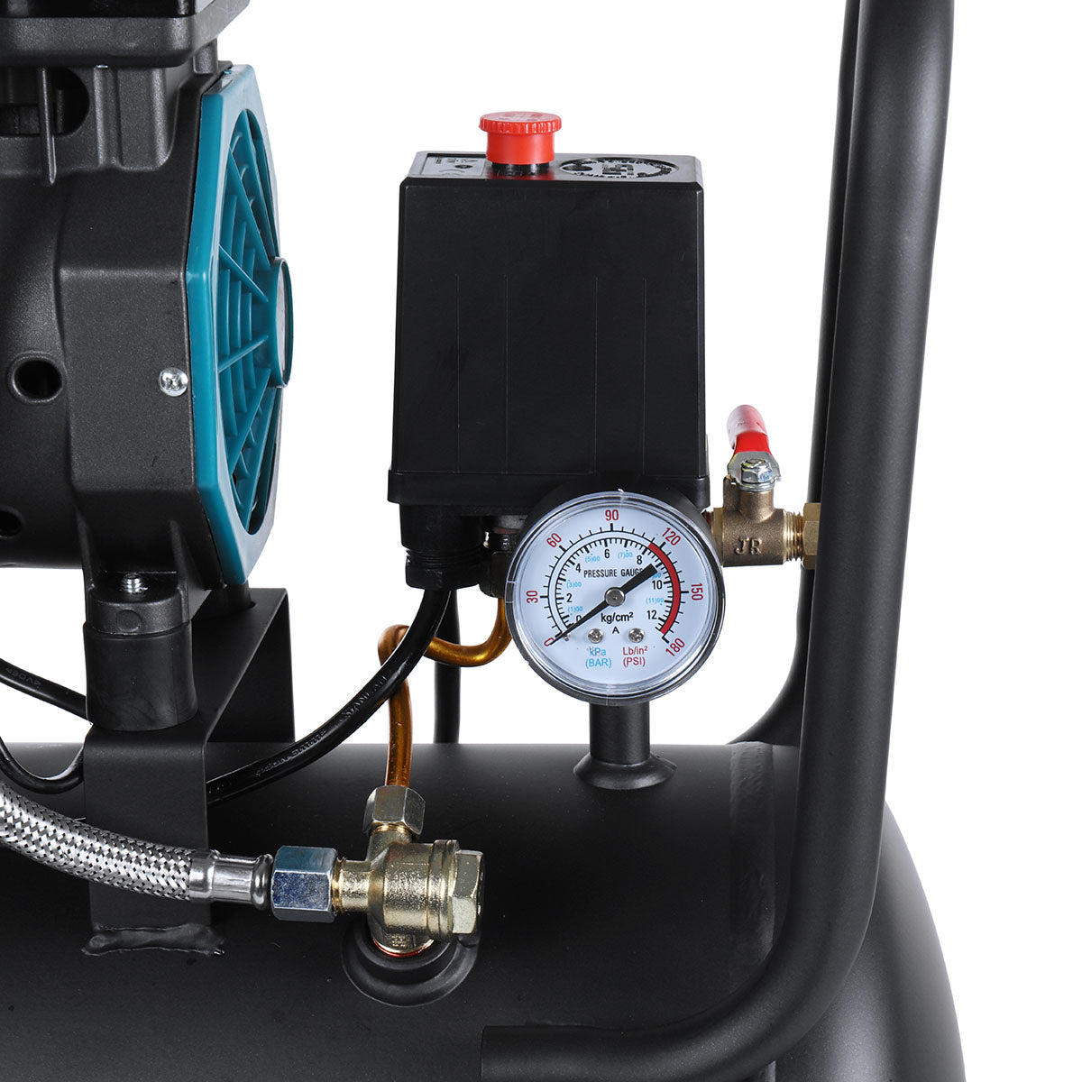 1200H-24 air compressor, oil-free, quiet, low-frequency 230V, 50HZ, 24L, 150W, custom model, high efficiency and low noise
