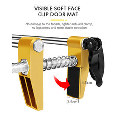 Jig Kit for Door Lock Mortiser - Metal Bracket, Drilling Rig, Tool Heads, Wrenches, Easy Operation, Lightweight, 11 lb