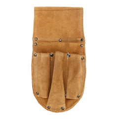 Cowhide Waist Bag Electrical Woodworking Hardware Screwdriver Tools Belt Case