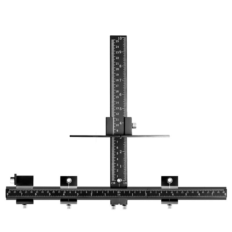 High Precision Aluminum Alloy Hardware Tool - Fast, Accurate Drilling for Handles & Knobs, 10x Faster Installation, Black