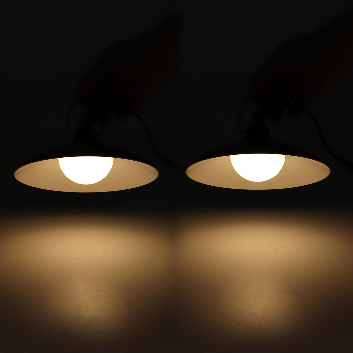 1/2/3/4 Head Solar Pendant Lights Lamp In/Outdoor IP65 Waterproof Warm/White Light
