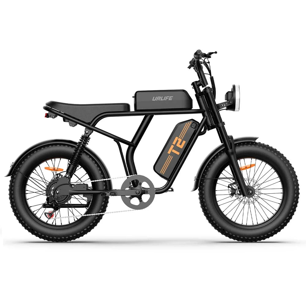 Electric Bike 48V 15.6AH 250W(Peak 1500W) Motor Recommended Top Speed 25KM/H 20inch Fat Tire 160KM Max Mileage 120KG Max Load Electric Bicycle
