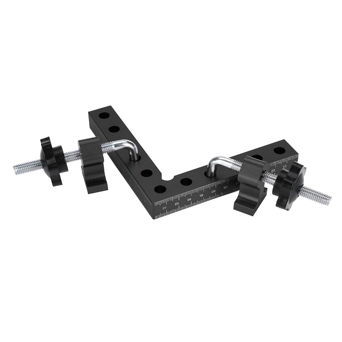 Premium Aluminum Right Angle Jig - L-Type Positioning Square for Precise Woodworking, Easy to Use, Versatile DIY Tool