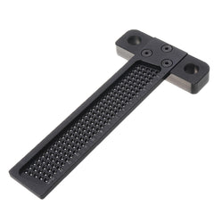 Black Aluminum Alloy T-160 Hole Positioning Measuring Ruler 160mm Metric T Ruler