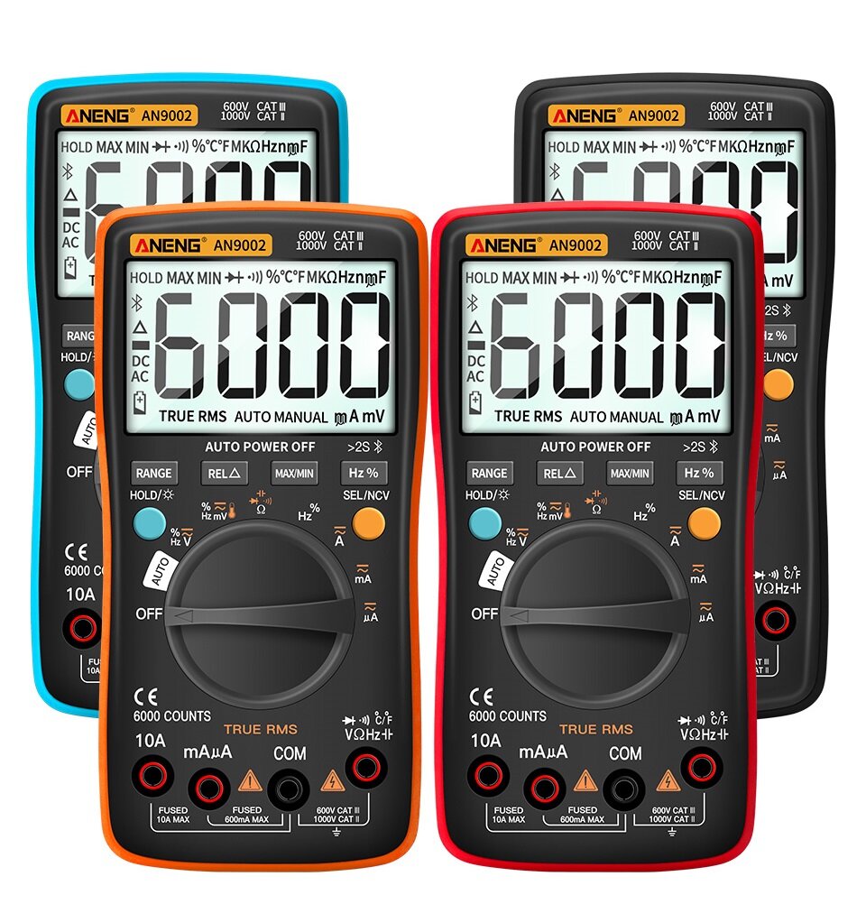 Digital Bluetooth True RMS Multimeter 6000 Counts Professional Auto Multimetro AC/DC Current Voltage Tester