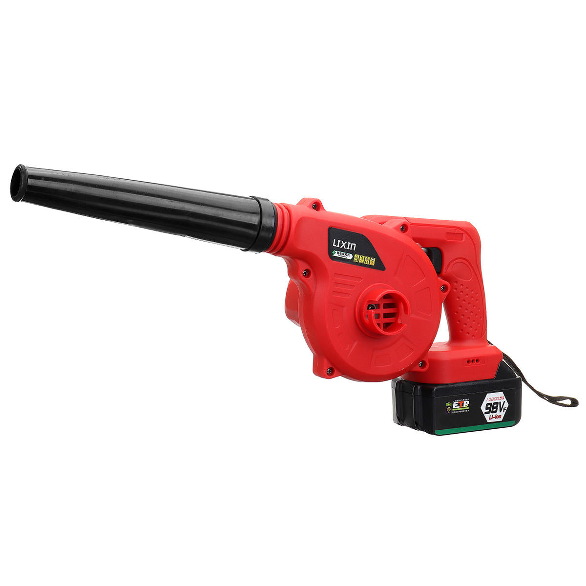 220V 12800mAh Lithium Battery Multifunctional Air Blower Dual-use Suction Blower Electric Dust Removal Air Blower Cleaner
