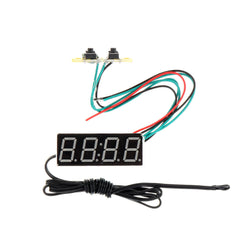 0.36 Inch 3-in-1 Time + Temperature + Voltage Meter Display with NTC DC7-30V Voltmeter Electronic Watch Clock Digital Tube