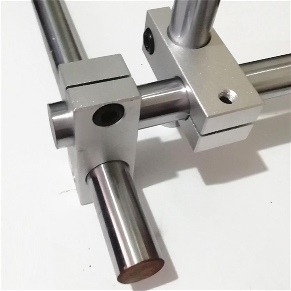 Cross Connector Fixing Block Vertical Retaining Clip Optical Axis Holder for Linear Rail CNC Parts