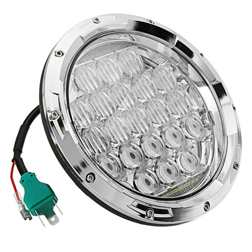 7 Inch 75W 6500K Motorcycle Stainless LED Headlights 5D Lens High/Low Beam Waterproof IP67