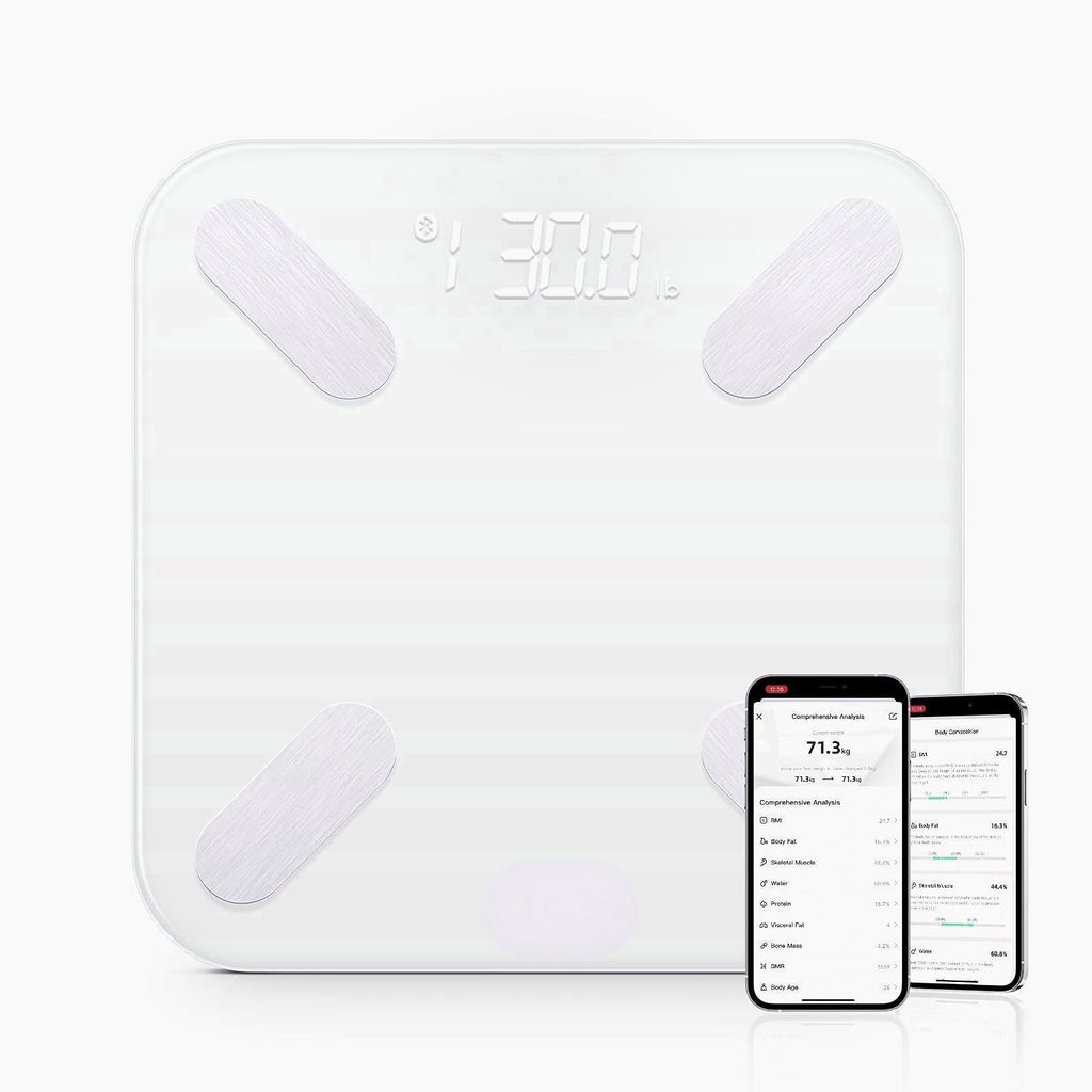 Smart Scale For Body Weight BT Wireless USB Charging BMI Bathroom Weight Digital Scale Body Health Composition Analyzer