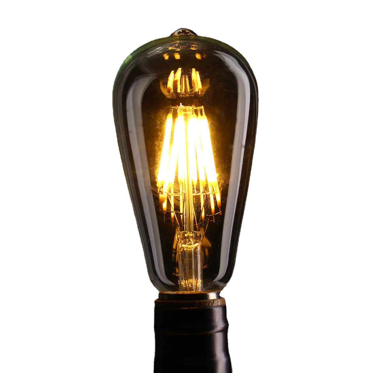 8W Clear Cover Dimmable Retro Vintage Filament LED Bulb Light Lamp AC110/220V