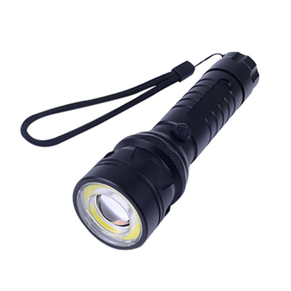 4Modes Body Switch Zoomable LED Flashlight 18650/AAA