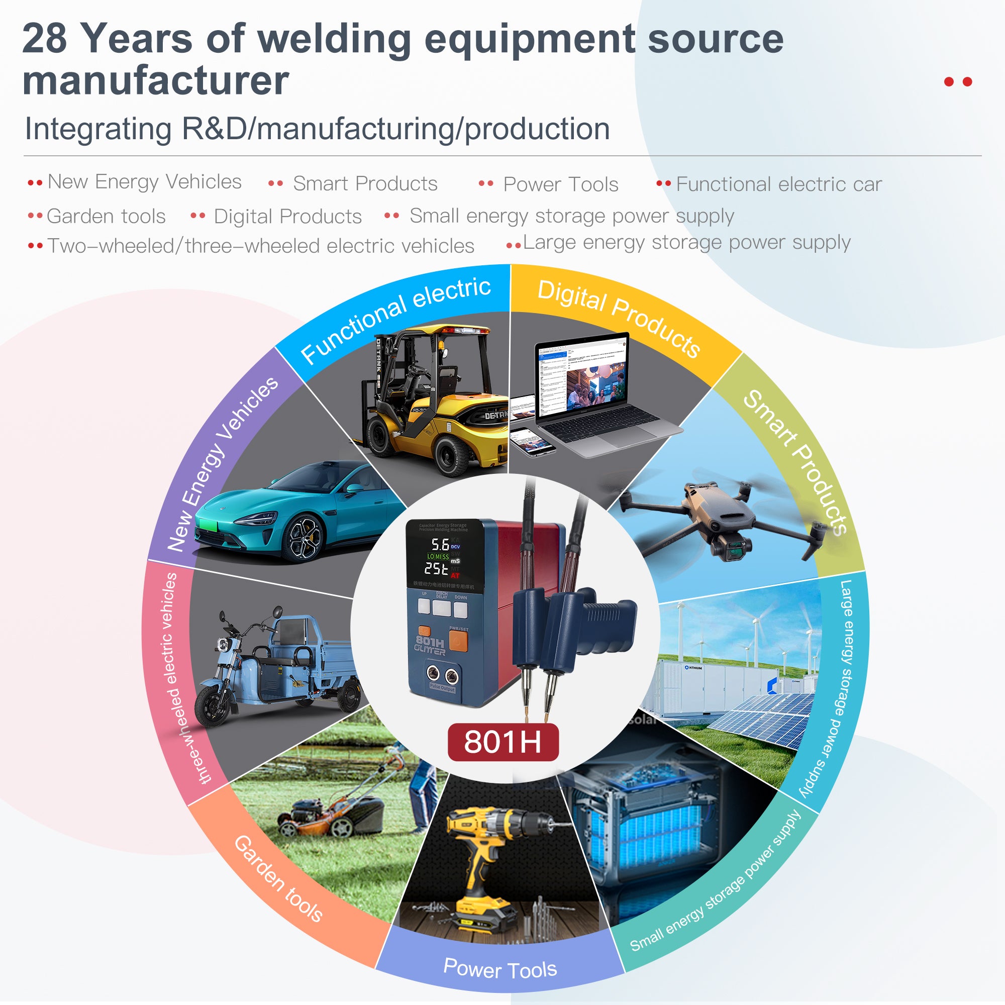 Dual-Mode Spot Welding Tool for Nickel-to-Nickel & Pure Nickel, High-Energy Double Pulse & Ultra-Low Internal Resistance