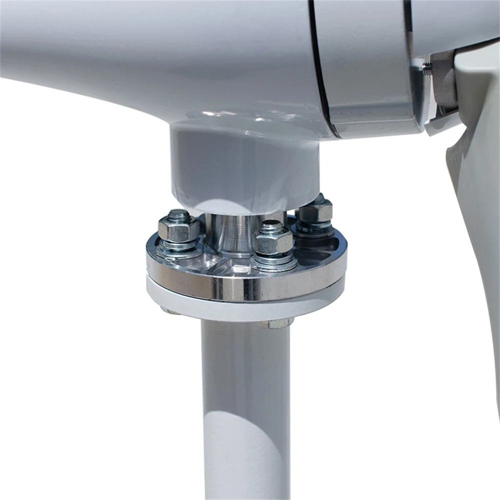 300W S-Shaped 6-Blade Wind Turbine Generator with Controller & Inverter, 12V/24V Auto-Charging