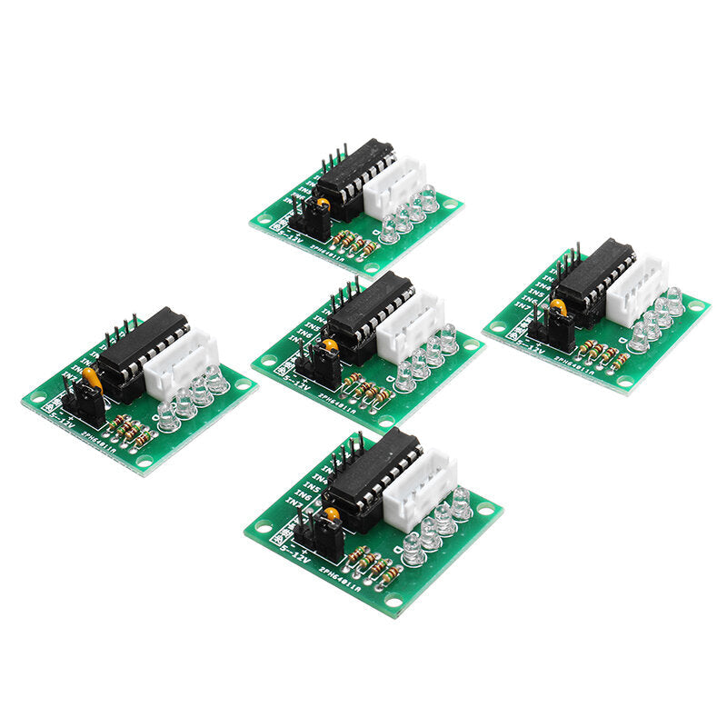5Pcs 5V Stepper Motor With ULN2003 Driver Board Dupont Cable