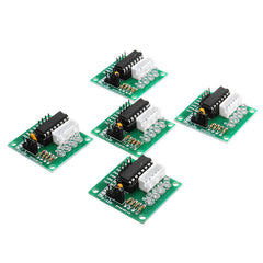 5Pcs 5V Stepper Motor With ULN2003 Driver Board Dupont Cable