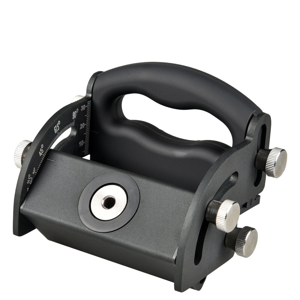 Adjustable Pocket Hole Jig, Aluminum Alloy & Carbon Steel, 0-90° Angle, M6/M8/M10/M12 Drill Sleeves, 1 Piece