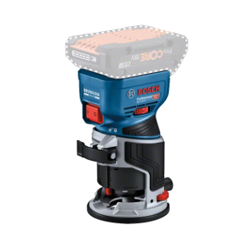 PRO GKF 18V-8 for Bosch Cordless Edge Router 18V Brushless Motor 6mm & 1/4'' Collets Professional Woodworking Trim Router With L-BOXX Case