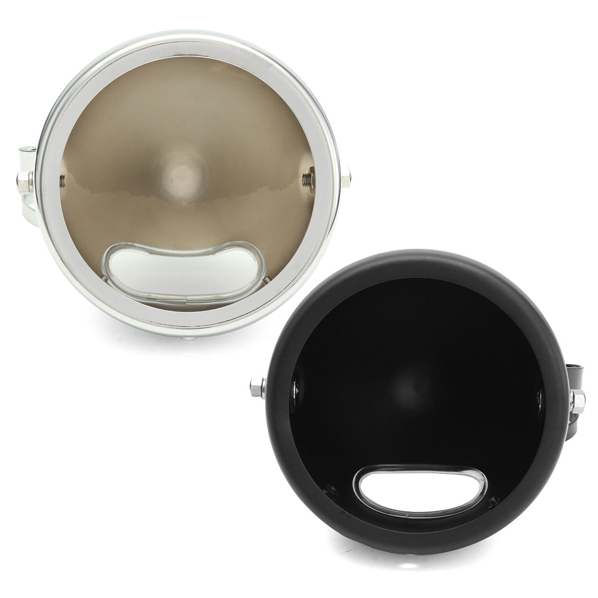 5.75 inches Motorcycle Round Headlight Lamp Bucket Housing Shell+Clamp For Harley