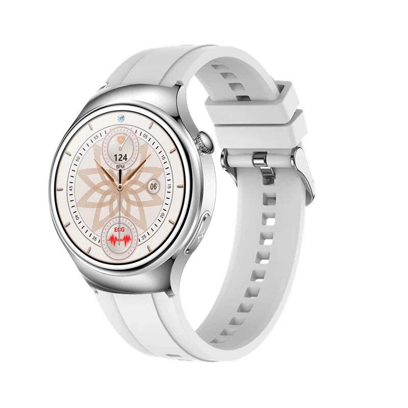 1.27" HD Smart Watch for Women - ECG, Heart Rate, Blood Pressure, Sleep Monitor, Bluetooth Call, IP68, SOS, Customizable Health Tracker