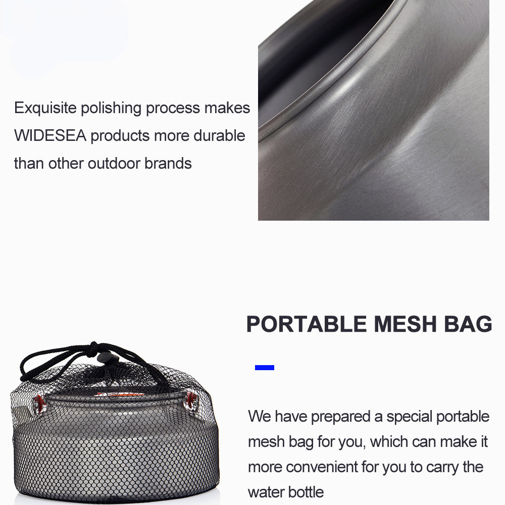 Camping Water Kettle Outdoor Coffee Kettle Tableware Picnic Set Supplies Equipment Utensils Tourism Cookware