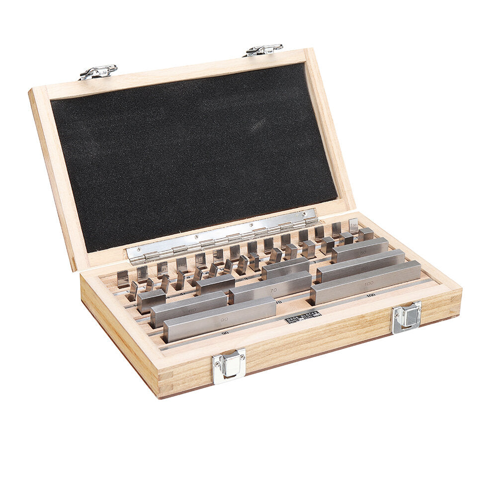 Woodworking 32/38/47/83Pcs Router Table Set Up Bar with Case Metric Gage Block Set Measuring Block Gauge