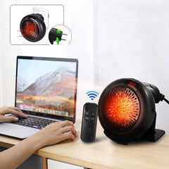 Mini 1000W Portable Electric Heater Fan for Home & Office