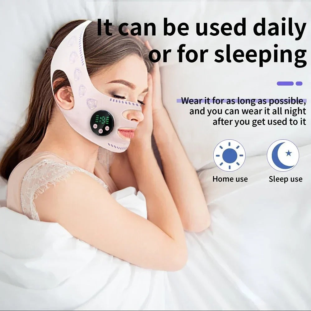 USB Rechargeable EMS Lifting Device - Plastic, One Unit, Effective Facial Treatment