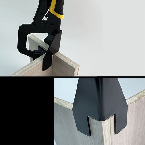 Durable Right Angle Clamp for Precise 90° Joints, Adjustable Grip, Easy Pocket Screw Access, Versatile Tool for Craftsmen