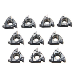 10pcs 16ER AG55 Tungsten Steel Inserts External Turning Tool Holder Inserts