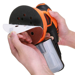 110V/220V 240W Electric Random Orbital Sander Rotary Sander 125mm with 20Pcs Sandpapers Circular Sander Dust Collection Box