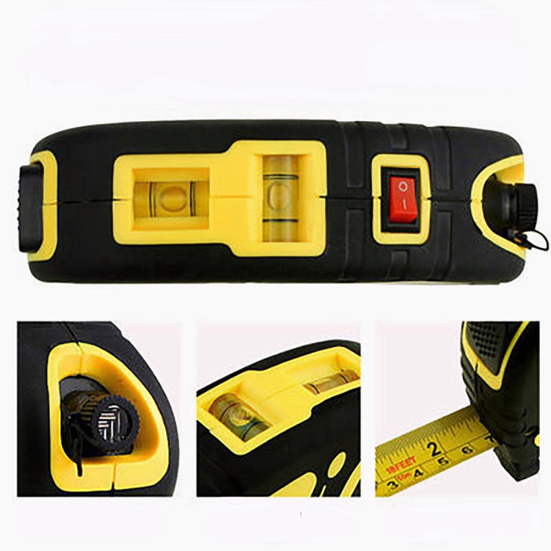 Multifunction Infrared Laser Level Scale With Tape Measure