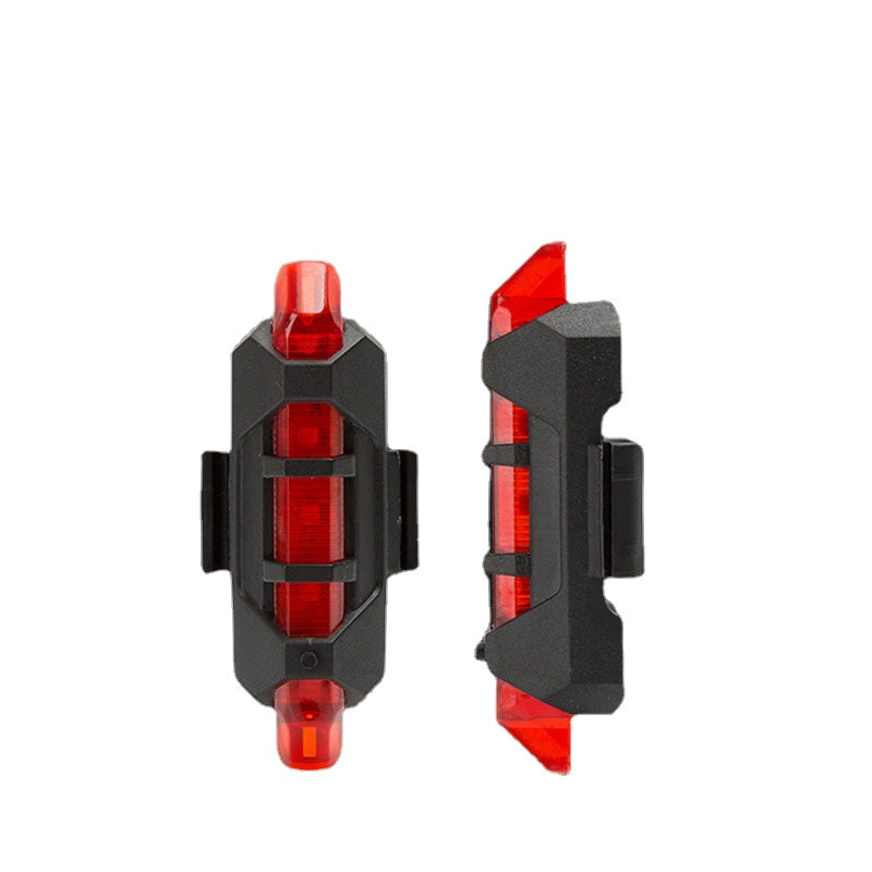 Bike Bicycle Light LED Rechargeable Tail Light USB Rear Tail Warning Safety Bike Light Super Bright Portable Flash Light