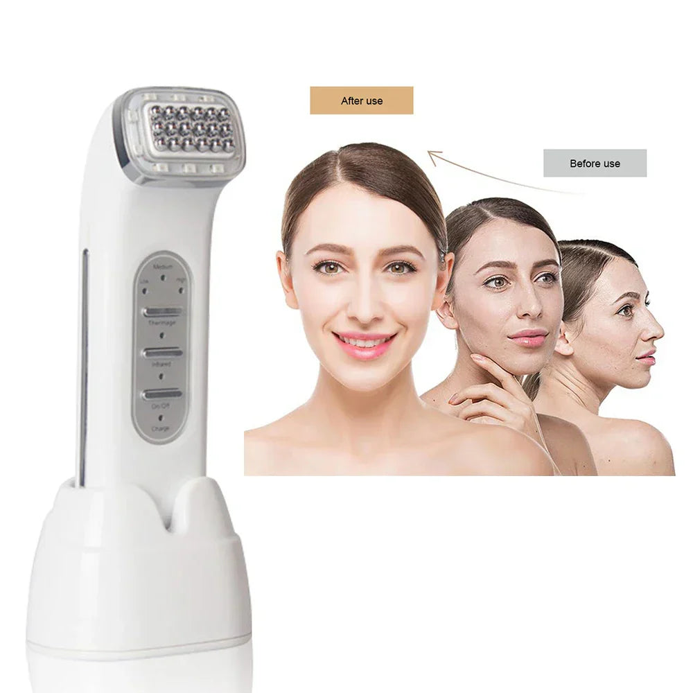 Electric Anti-Wrinkle Facial Lifting Device - Skin Tightening, Pore Shrinking, Youthful Eyes & Face Contouring Tool
