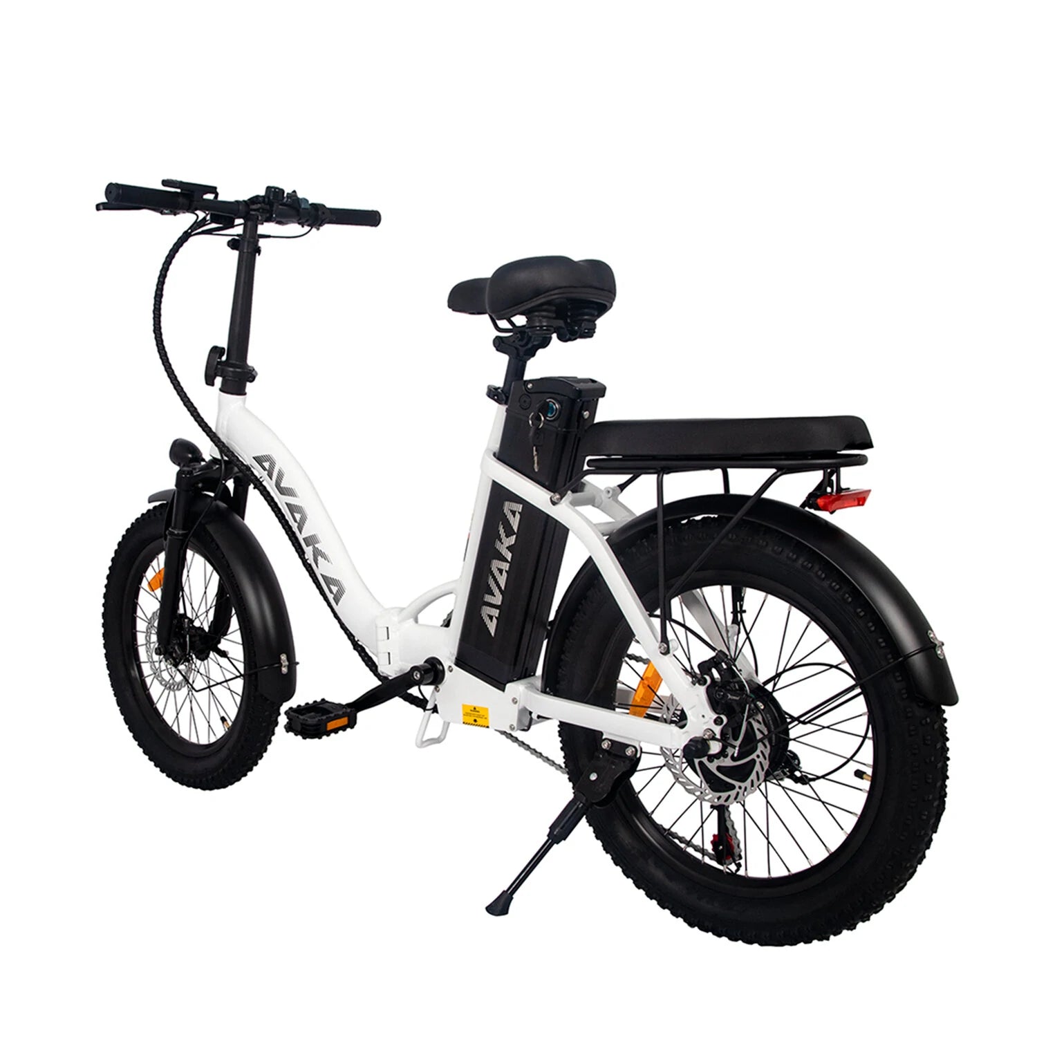 18.2Ah 48V 500W Recommended Top Speed 25KM/H Electric Bicycle Max Speed 32Km/h 20*3.0 Fat Tire 70-80km Mileage Range Max Load 120kg