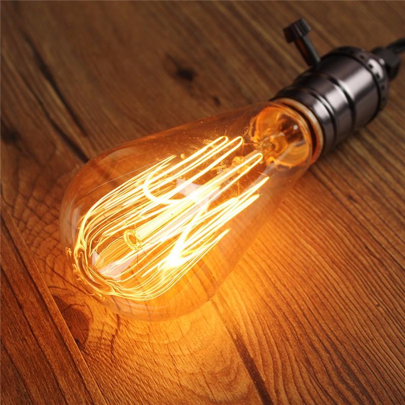 60W Retro Vintage Industrial Style Filament Light Bulb Lamp AC110V/220V