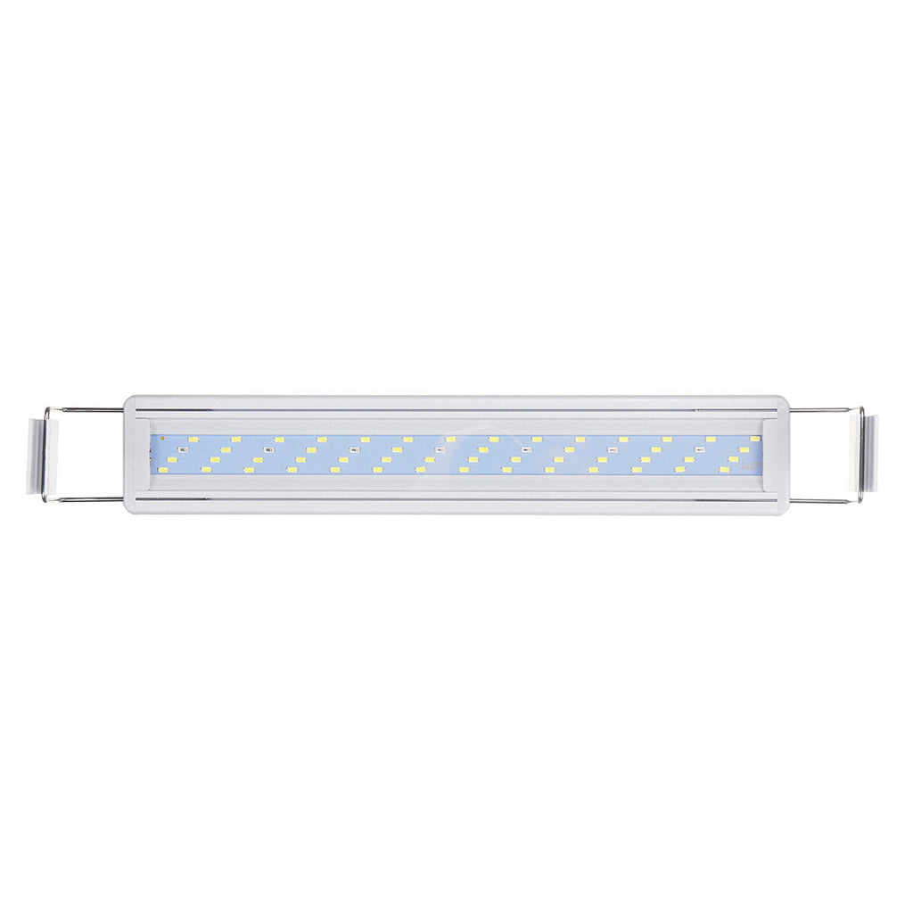 11W LED Fish Tank Light 40CM Aquarium Bracket Clip Light Aquarium Lighting Extendable Aquatic Plant Light for 40-50cm Fish Tank