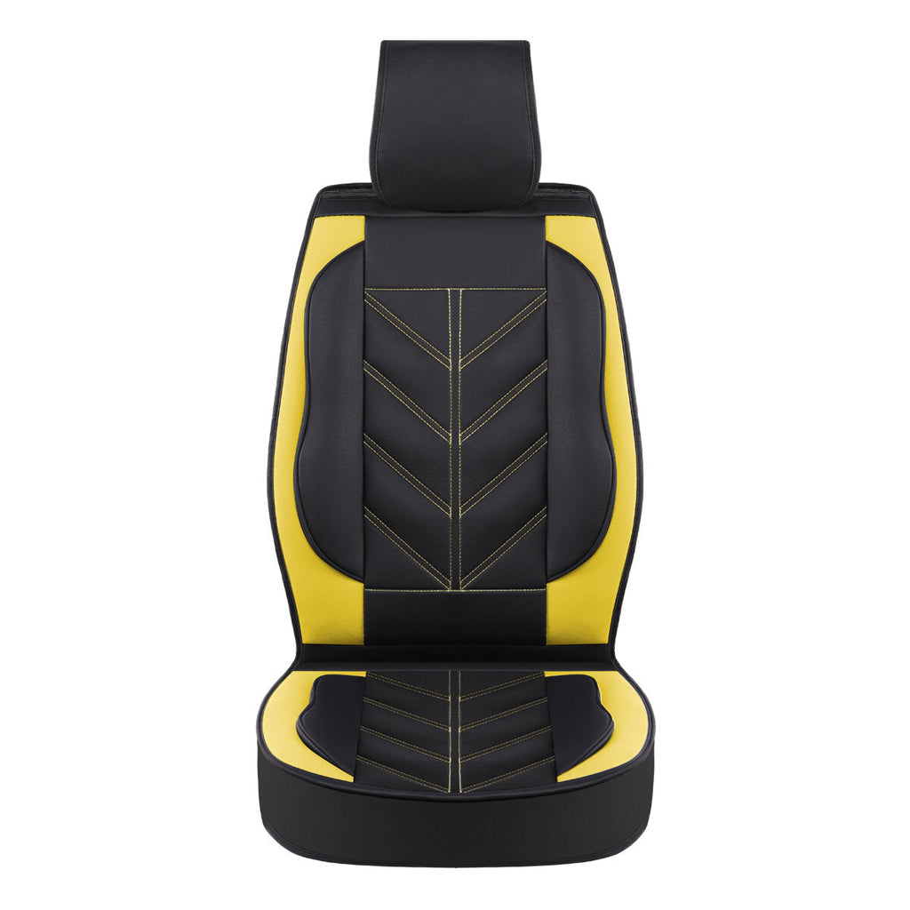 1PCS Universal Car Seat Full Cover PU Leather Cushion Non-slip Protector Mat