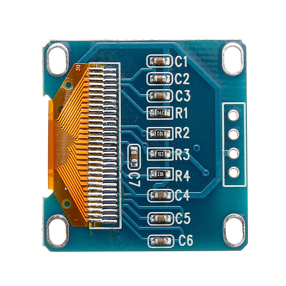 3Pcs 0.96 Inch Blue Yellow IIC I2C OLED Display Module