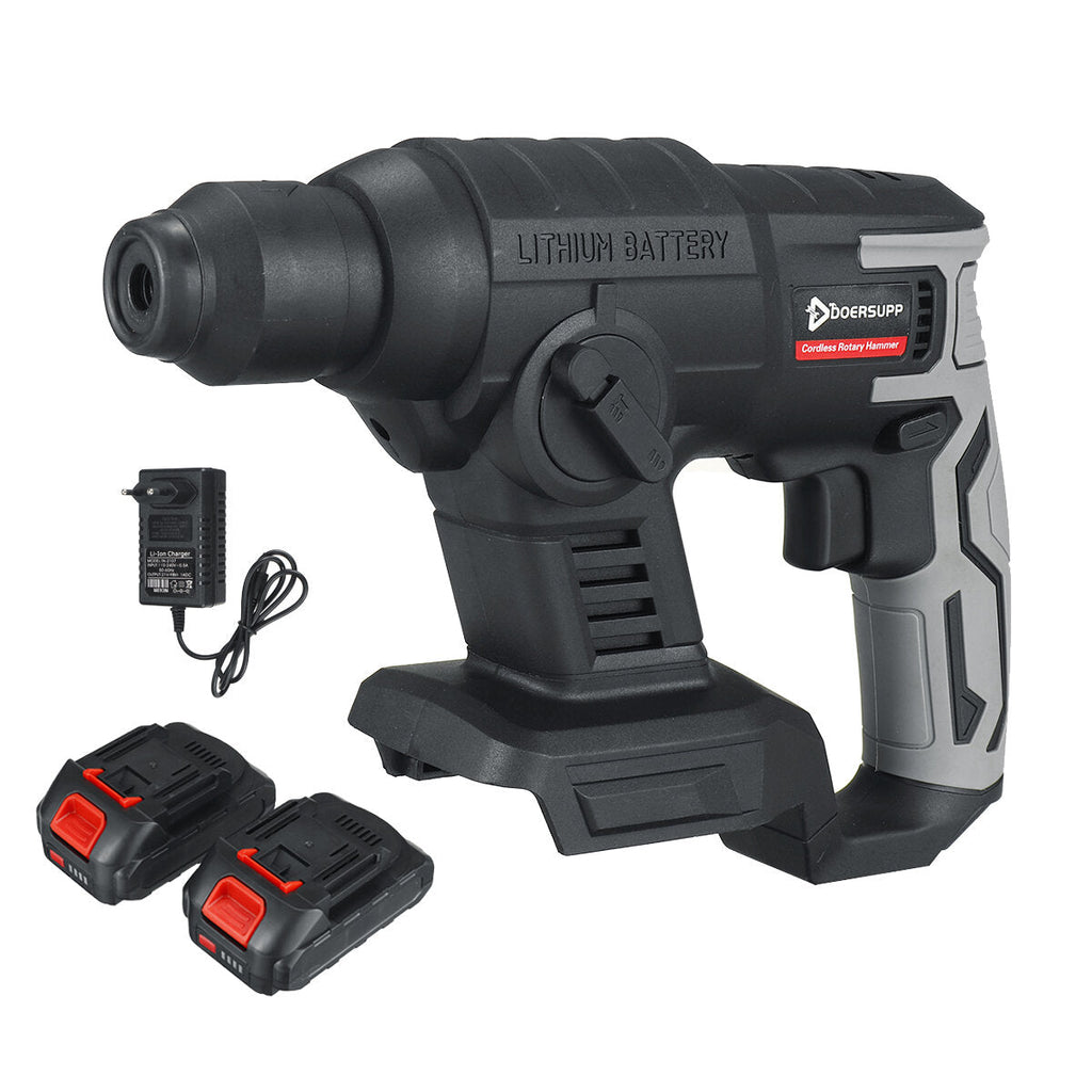 Cordless Rotary Hammer Rechargeable Electric Hammer Impact Drill Power Tool For Makita