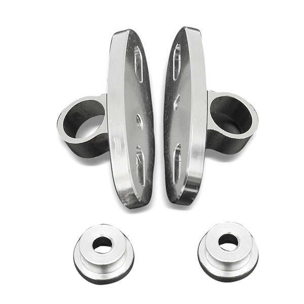 2Pcs 7/8 Inch 22mm Motorcycle Handle Bar End Rearview Side Mirrors Aluminum For Triumph Speed Triple Universal