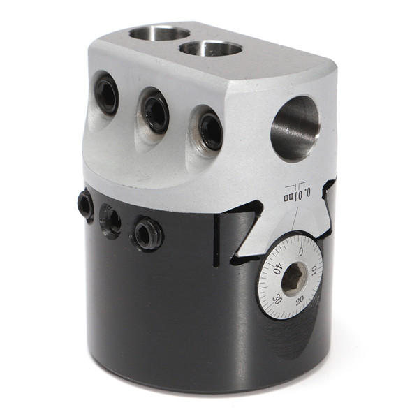 MT3 Boring Shank Morse Taper Boring Bar with 50mm Boring Head for Lathe Milling